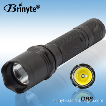 Brinyte Aluminum Blue Beam Rechargeable CREE LED Torch
